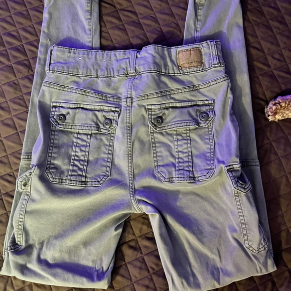 American Eagle Outfitters Women's Green Jeans in - Picture 1 of 4